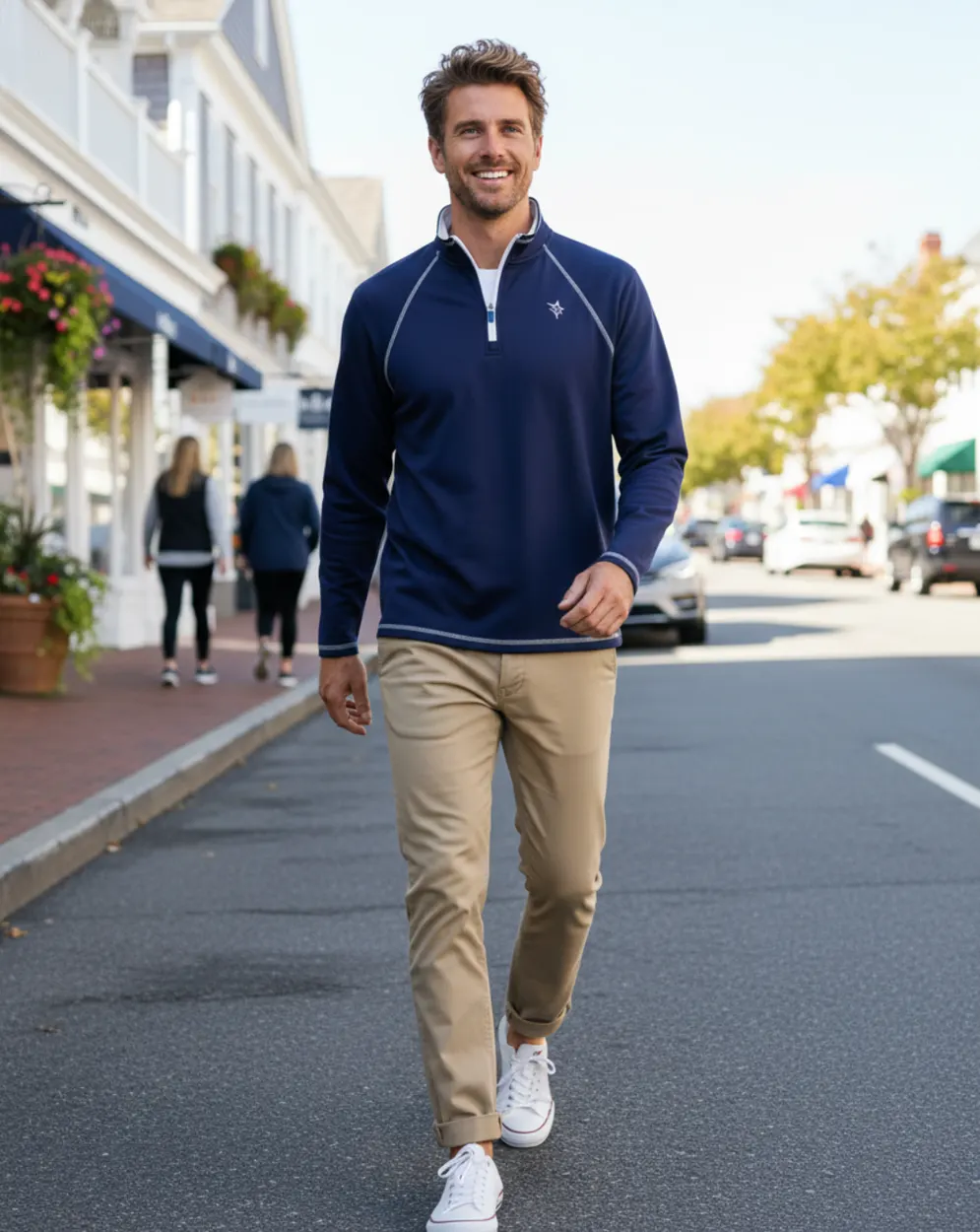 New Harbor Quarter Zip Effortless Comfort - Image 2